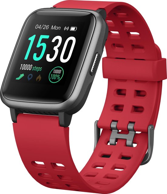 Activity Tracker R2ID205 Rood Hartslagmeter Slaapmonitor App bol