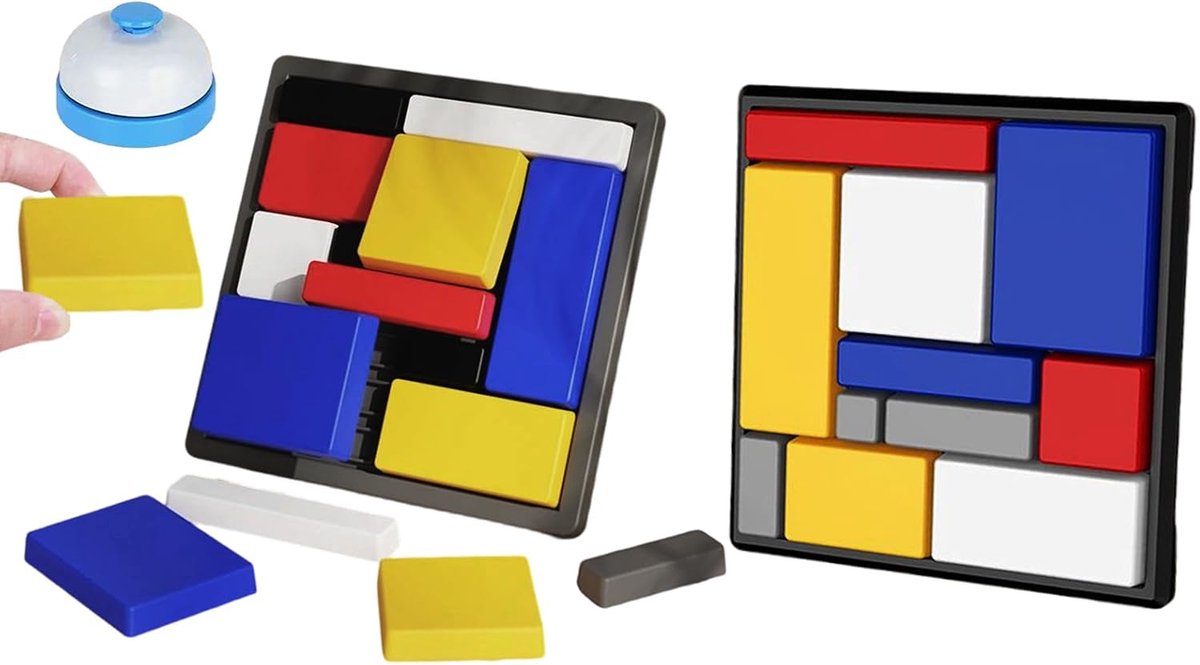 Logische Puzzels - Breinbrekers Intelligentie - Denk Training - Cognitieve Vaardigheden Stimuleren - 14 x 14 cm