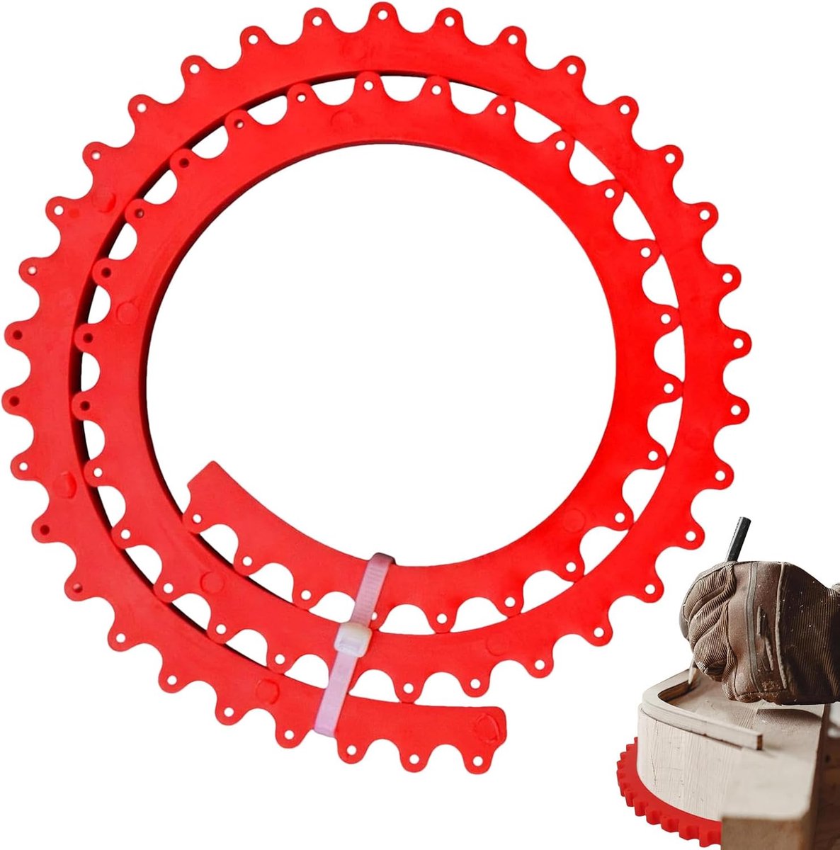 Flexibele Liniaal - Curve Sjabloon - Vormen Meten - Houtbewerking Hulpmiddel - 100 cm Lengte