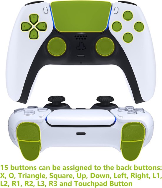 Remap Kit Controller - Upgrade Kit - Professioneel Gamers - 2 Extra Knoppen - 9x9x1.5 cm - Carbon Fiber — afbeelding 5
