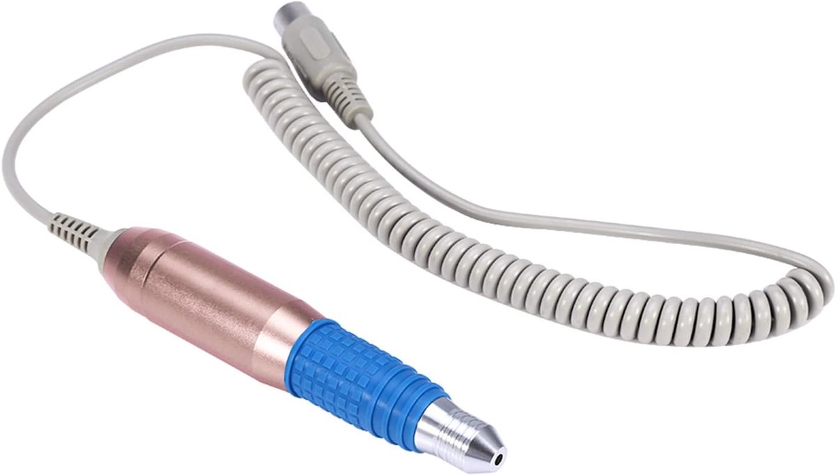 Nagelfrees Handstuk - Elektrische Vijl - Manicure Pedicure - 35000 RPM - 2.35mm Interface - Zilver Blauw