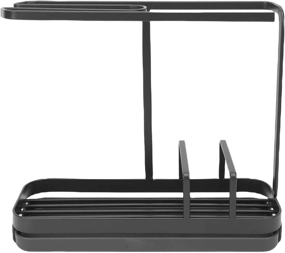 Gootsteensponsrek - Keuken Organizer - Keuken Opbergen - Met Handdoekbeugel - 25 x 215 x 9