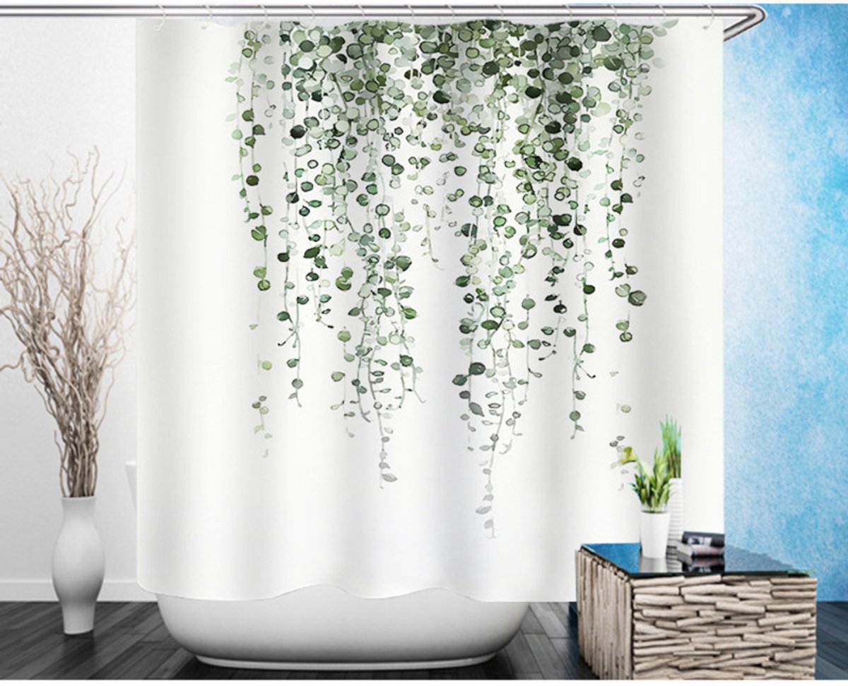 Waterdicht Stoffen Douchegordijn 180x180cm - Duurzaam, Geurloos & Machinewasbaar-Belle's product