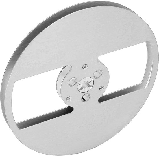 Lege Haspel - Aluminium Spoel - Reel-to-Reel Audio - Lichtgewicht 184g - 7 Inch Diameter - Zilverkleurig — afbeelding 4