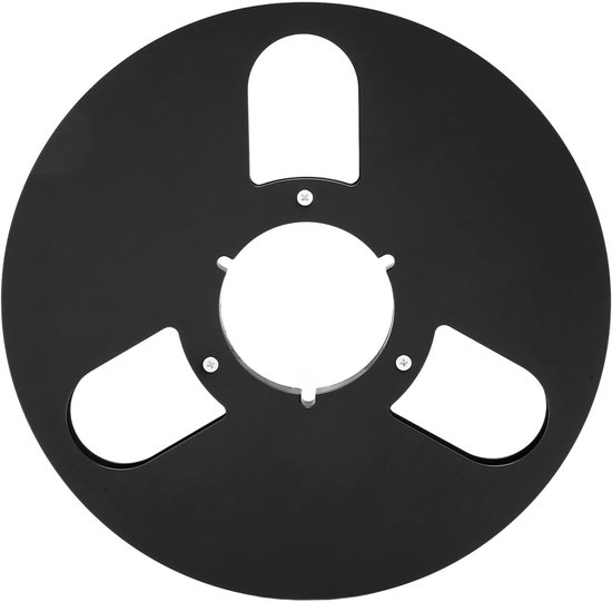 Lege Spoel - Tape Spoel - Opnemen Afspelen - 3 Windbestendige Gaten - 10 Inch - Zwart — afbeelding 4