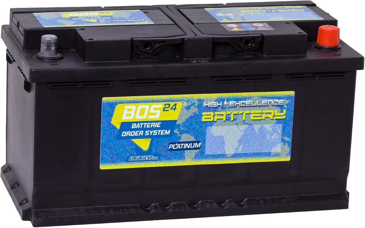 Startaccu - Auto accu - Voertuig starten - Onderhoudsvrij - 353x175x190mm
