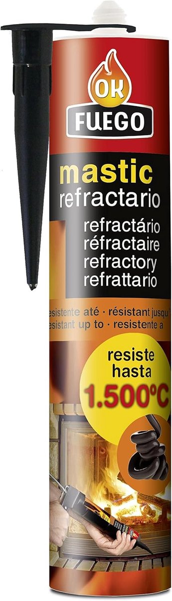 Vuurvaste Pasta - Hittebestendige Kit - Oven Reparatie - Tot 1400 C Bestand - 300 Ml