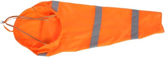Windsok Luchtvaart - Windzak Indicator - Weer Meting - Waterdicht Reflecterend - 100cm Lengte - Fluorescerend Oranje — afbeelding 5