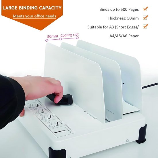 Inbinden Machine Thermische Inbindmachine - Document Binder - Professioneel Inbinden ...