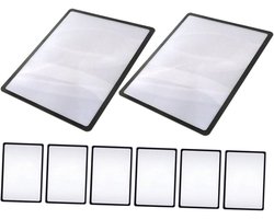 Handheld Leesloep – Draagbare Lens – Boeken Lezen – 3x Krachtige Vergroting – 18 x 12 cm – Zwart
