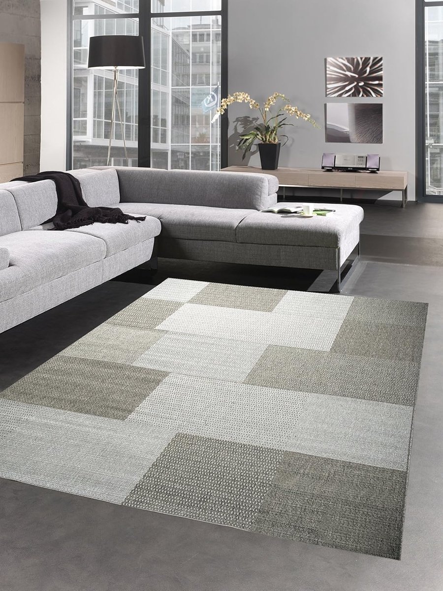 Keukenloper Geruit - Keukentapijt Sisal-look - Keuken Entree Balkon - Geschikt Vloerverwar
