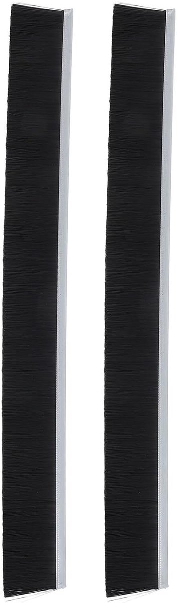 Brievenbus Borstel - Tochtstrip Deur - Wering Tocht Regen - Duurzaam Nylon Materiaal - 30cm Lengte - Zwart