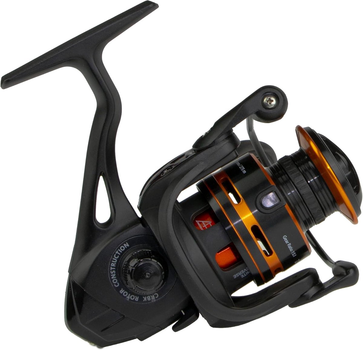 Vismolen - Reel Vissport - Vissen - 4+1 Kogellagers - 2500 Serie - Zwart