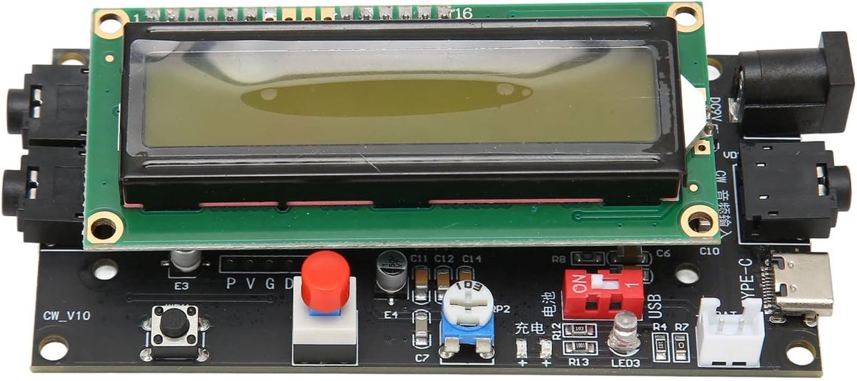 Morsecodelezer - Decoder Vertaler - Hamradio Gebruik - Led Display - Compact Formaat