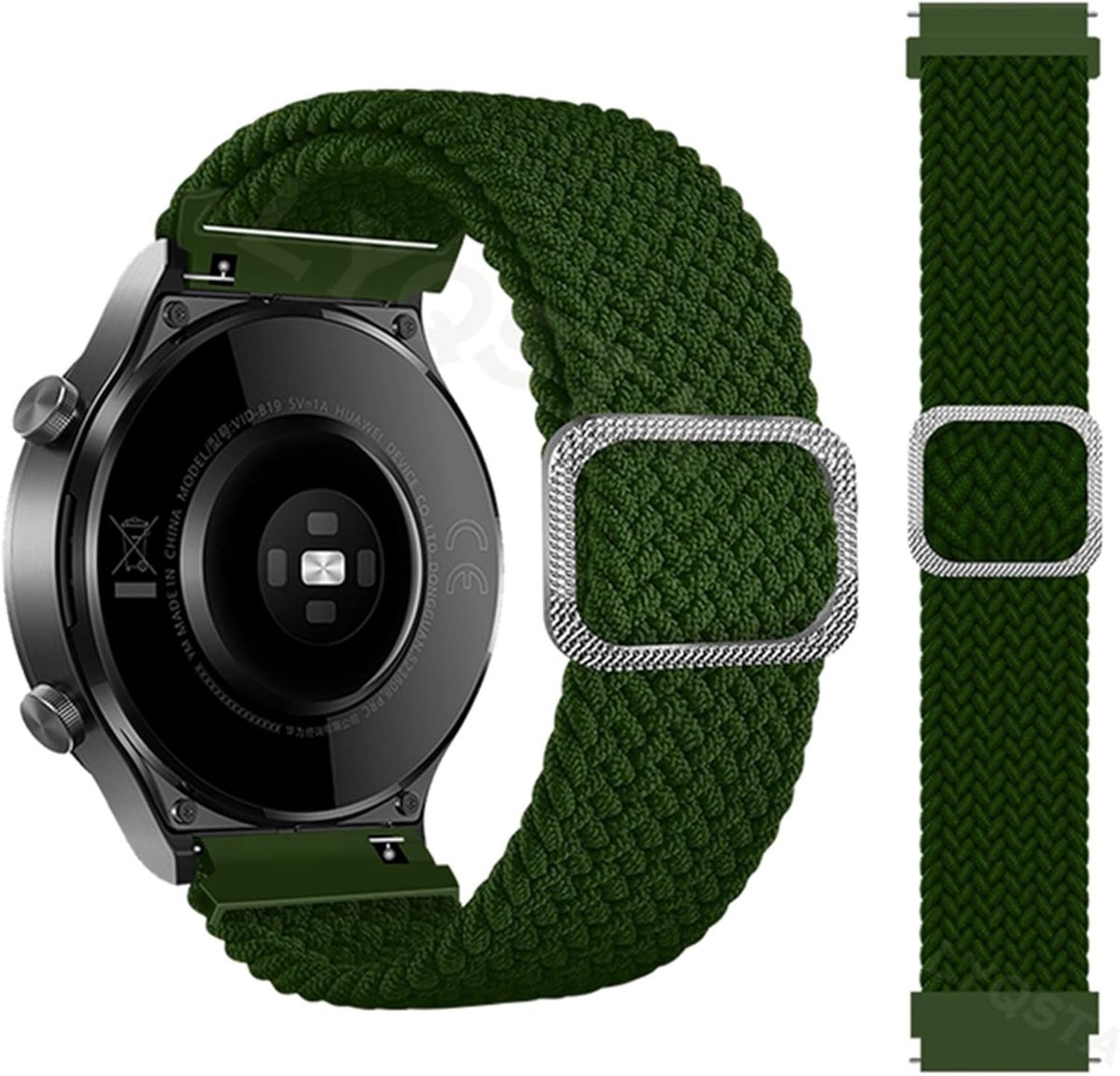 Polsband Horloge - Sportband Armband - Actieve Levensstijl - Verstelbare Pasvorm - 42 mm - Groen