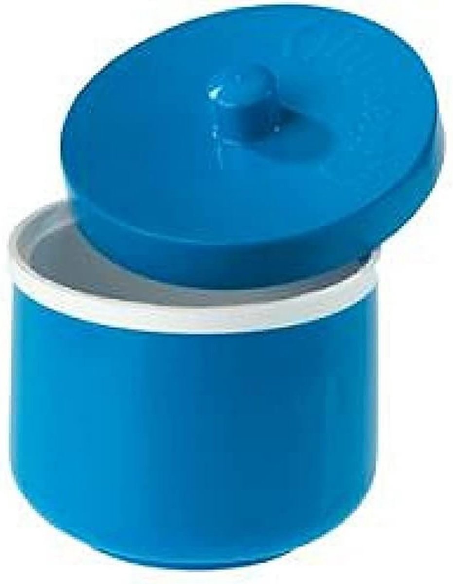 Prothese Houder - Kunstgebit Doosje - Veilig Opbergen - Compact Ontwerp - 9x9x8cm - Wit