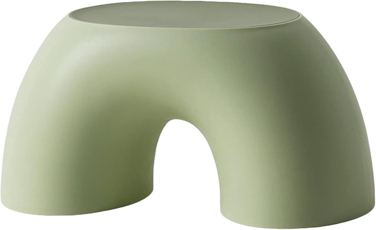 Kinderkruk - Regenboogkrukje - Spelen en Zitten - Stapelbaar en Robuust - 35 x 18 x 18 cm - Groen