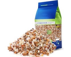 Aquarium Zand - Decoratief Kristalzand - Aquarium Inrichting - Natuurlijke Oorsprong - 3-5 mm Korrel - Niet Gespecificeerd