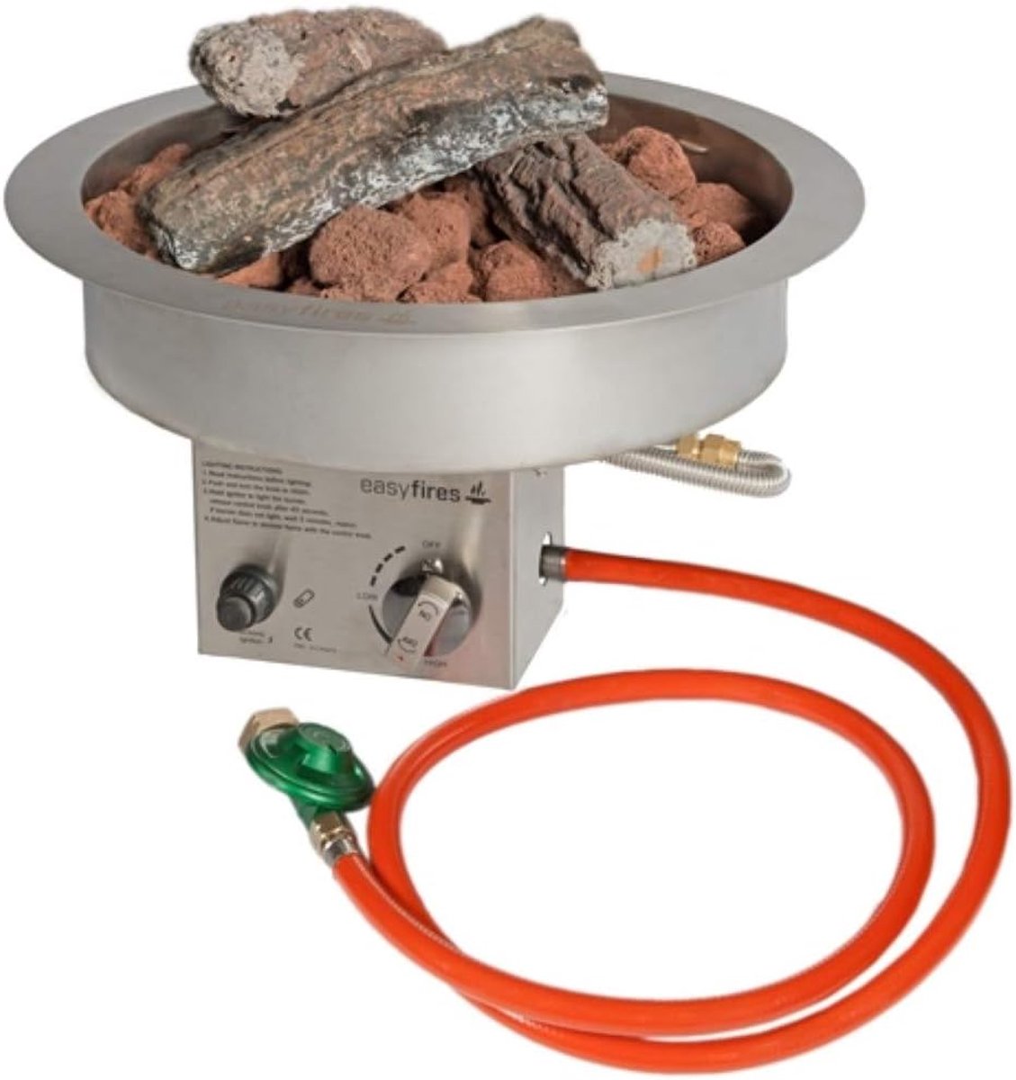 Inbouwbrander Rond - Grote Gasbrander - Keuken Installatie - Modern Design