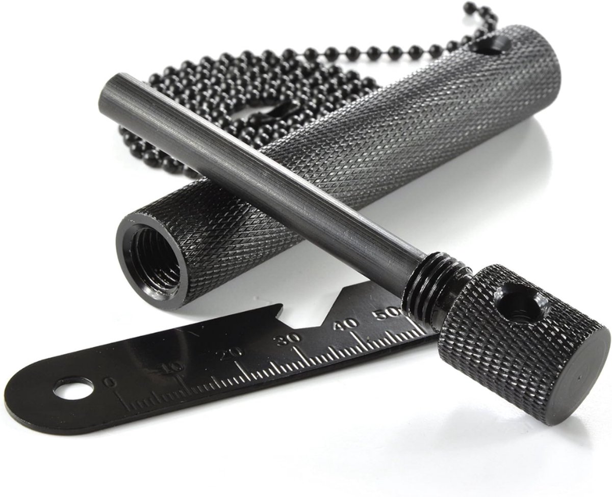 SVN® Fire kit - Firesteel - Vuurmaker - Zilver - 12cm x 2cm x 2cm