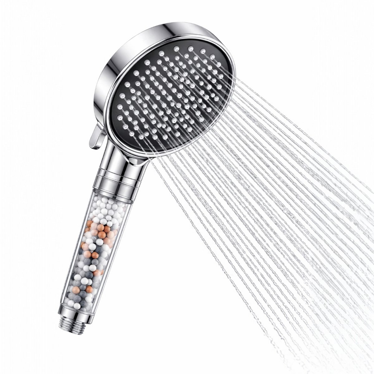 Dutchers® Douchekop met Filter - Hoge Druk - Anti Kalk - 6 Sproeistanden - Tot 50% Waterbe
