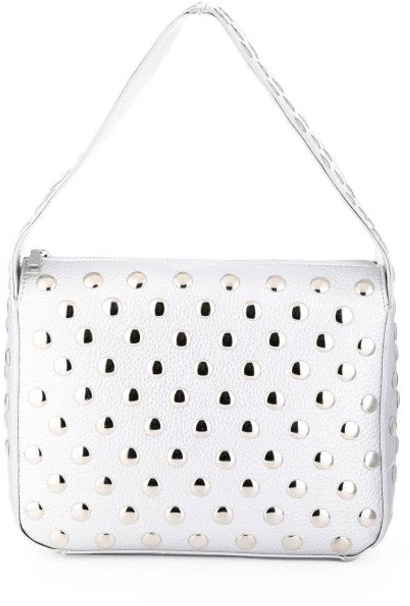 Luxe studs tas- zilver