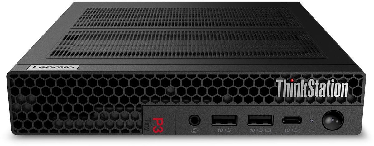Lenovo ThinkStation P3 Tiny Workstation | Intel Core i7-13700 vPro | 16GB DDR5-4800 | 512GB SSD M.2 PCIe 4.0x4 Performance NVMe | Windows 11 Pro | Intel UHD Graphics 770 | 3 YR On-site Warranty