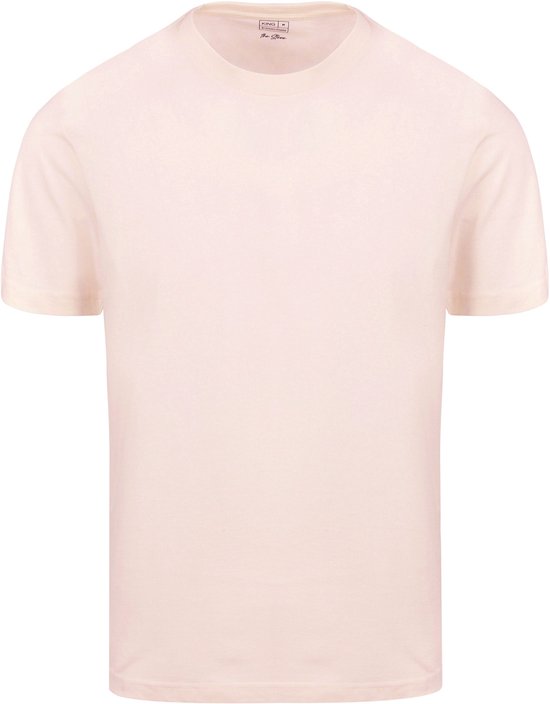 King Essentials The Steve T-Shirt Lichtroze - Maat L - Heren - Casual T-shirts