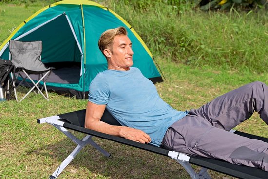 Grote Opvouwbare Campingbed/Luchtbed - 1,90m x 64cm - Fold 'N Rest — afbeelding 4