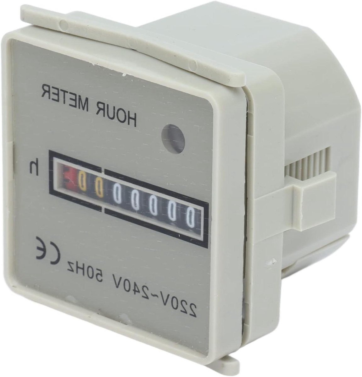 Mechanische urenteller met indicator voor generatoren en compressoren