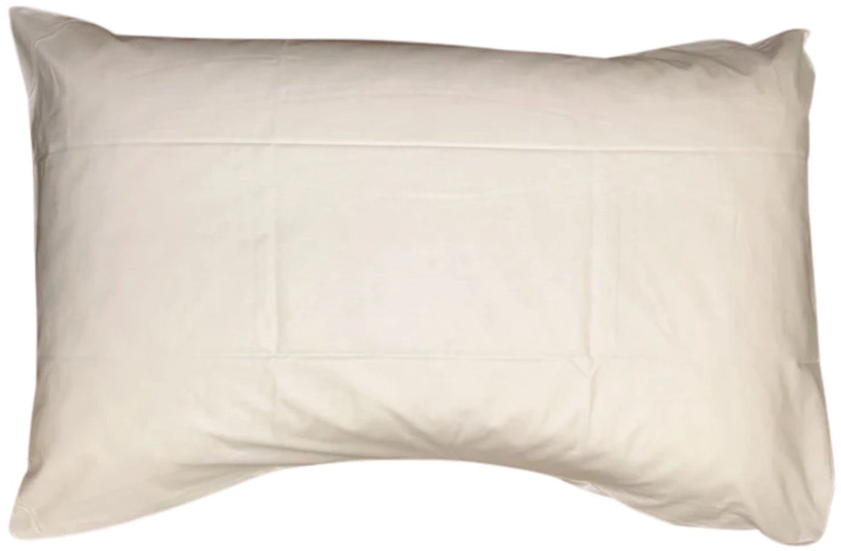 Mahoton Butterfly - kussensloop - perkal katoen - Large - ecru