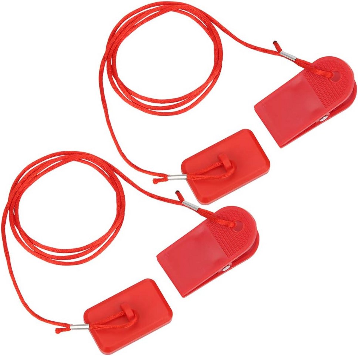 Veiligheidssleutel voor Loopbanden - Magnetische Noodstop & Clip (2 Stuks)