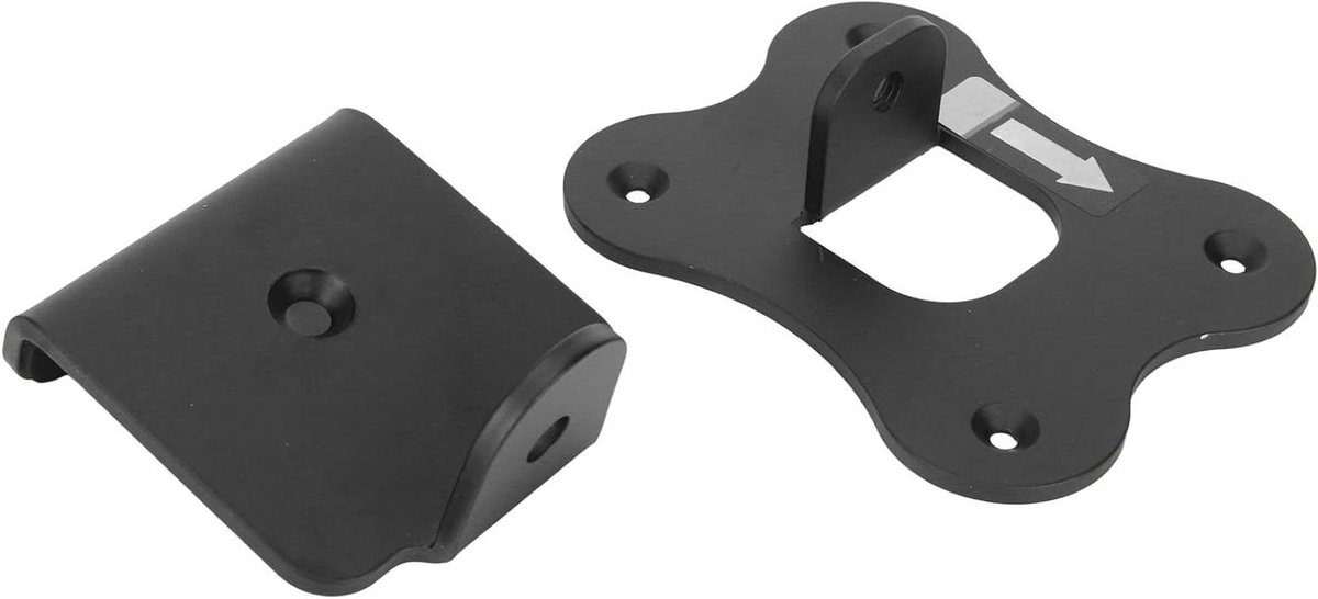 Luidspreker muurbeugel voor soundbar, dik metaal, ruimtebesparend, zwart.