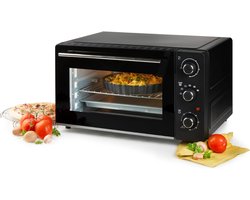 SCH® Heteluchtoven - Oven - Airfryer Oven - Zwart - 43cm x 53cm x 30cm