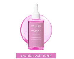 Calliel Anti-acne en mee-eter Zuiverende salicylzuur Tonic Intensieve poriënreiniging Verstevigt de poriën en Talgbeheersing Glycolzuur Zink-PCA en Panthenol 200 ml