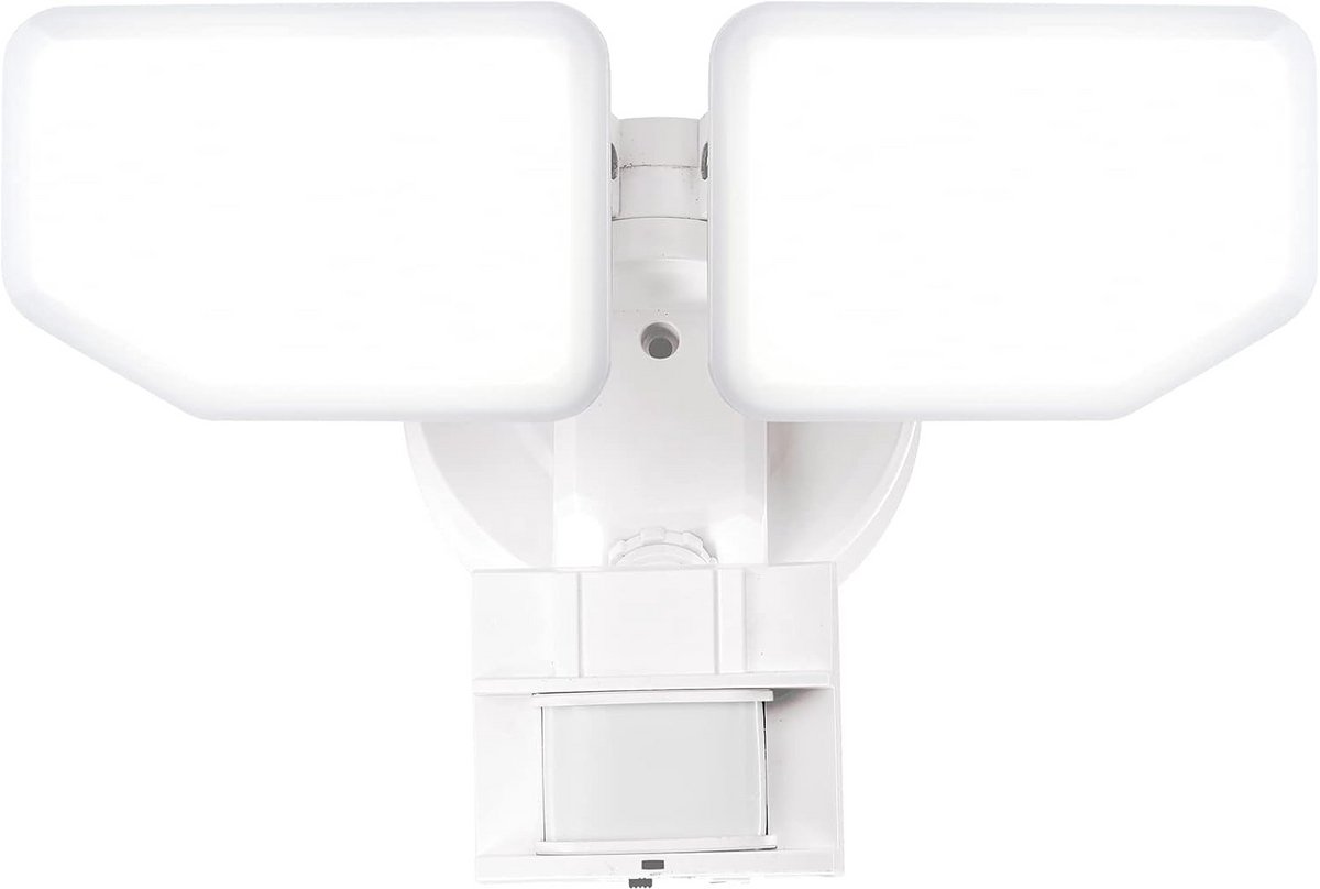 Krachtige 30W LED Buitenlamp met Bewegingssensor - 2600LM, Helder Wit Licht