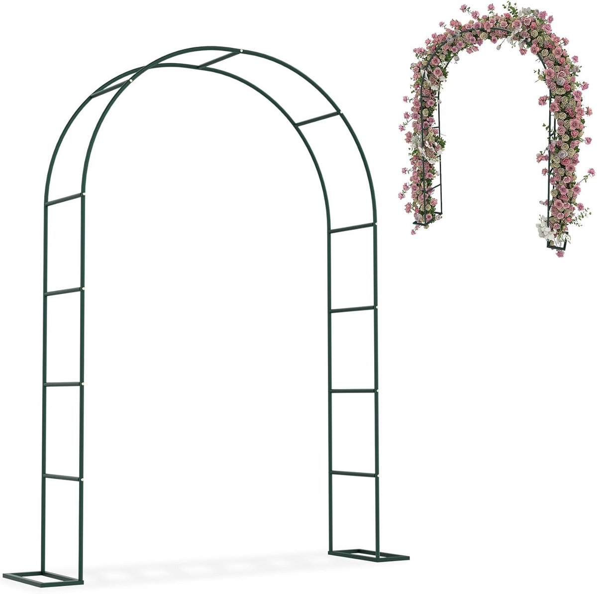Metalen Rozenboog 240 cm Hoog voor Tuinfeesten en Bruiloften