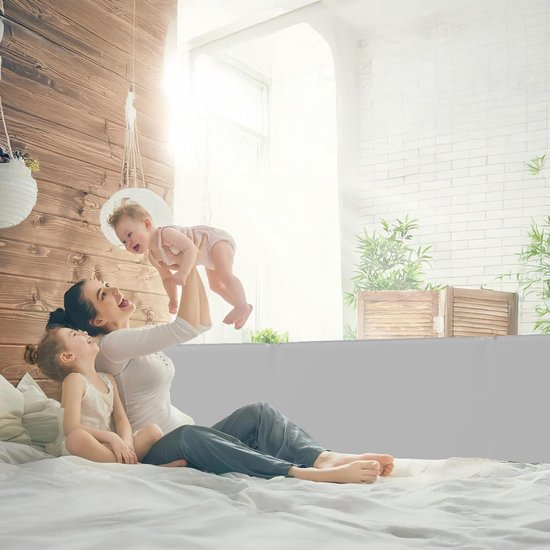 Inklapbaar Bedhek XXL 120 cm - Verstelbaar Kinderbedhek voor Allerhoogste Veiligheid — afbeelding 4