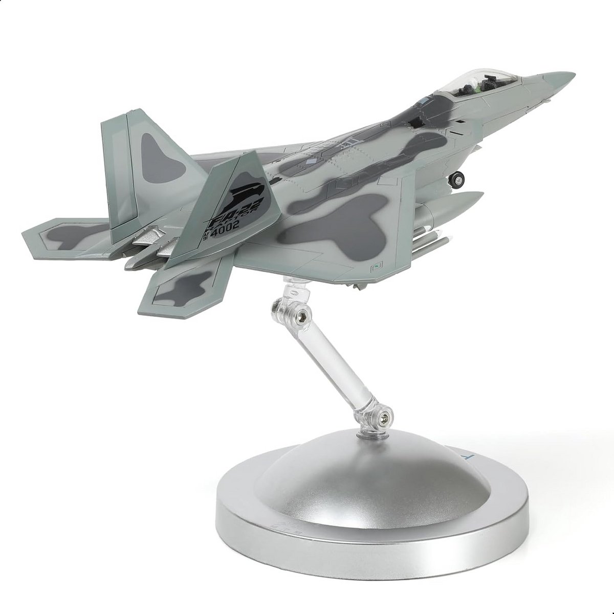 Gedetailleerd Diecast Model F-22 Raptor Gevechtsvliegtuig 1:100 Schaal