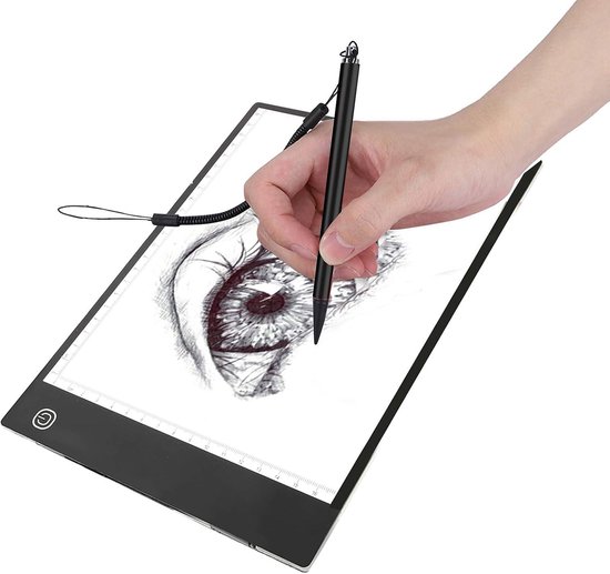 Stylus pen met touwtje voor resistieve tablets - nauwkeurig schrijven - touch screen pen — afbeelding 2