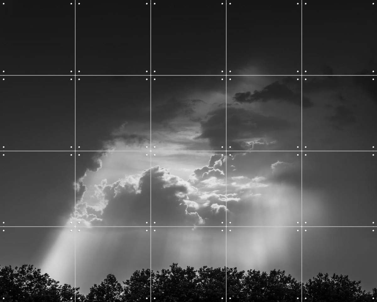 IXXI In the Cloud, Photolovers - 100 x 80 cm - Gratis ophangtool - Grote wanddecoratie en posters - Fotografie, Slaapkamer, Woonkamer, Wolken, Natuur