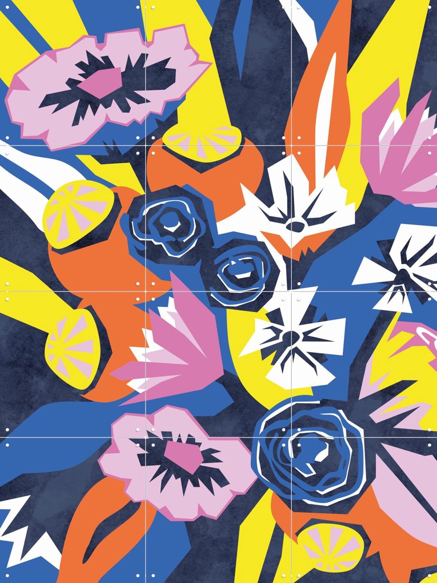 IXXI You're Doing Great, Megan Gallagher - 60 x 80 cm - Gratis ophangtool - Grote wanddecoratie en posters - Abstract, Digitale Kunst, Grafisch