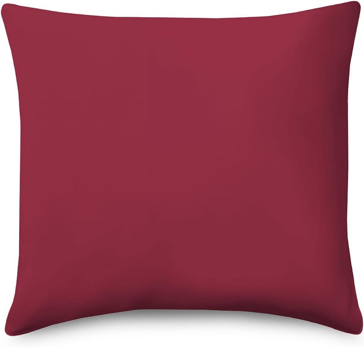 Kussensloop 80x80 Framboos Rood Premium Katoen Dubbel Jersey