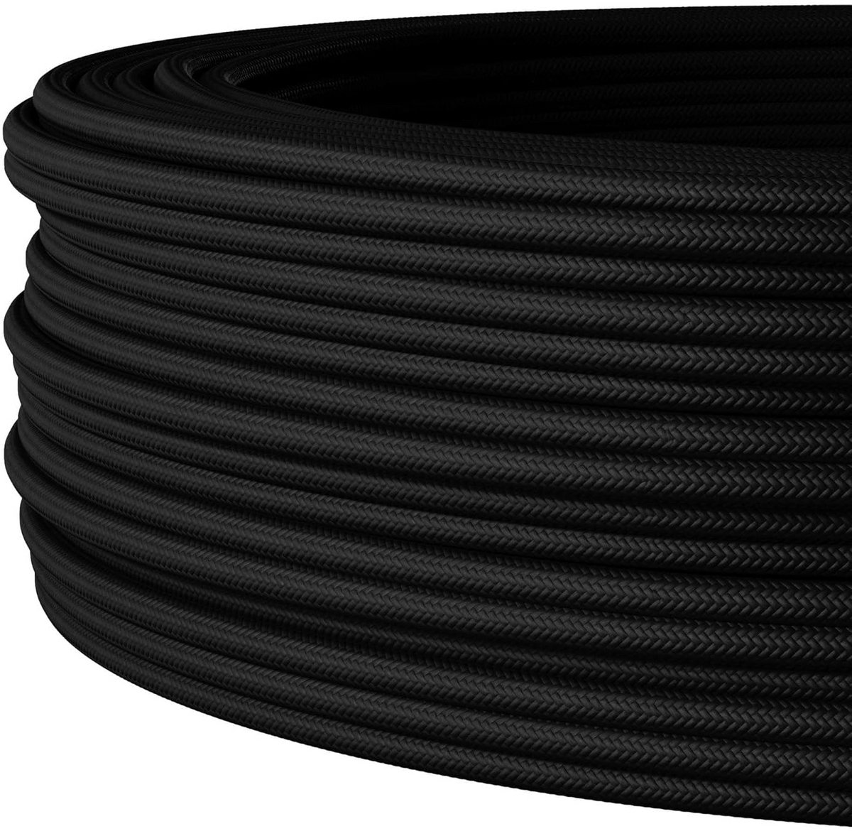 Textielkabel Zwart 3x1.5mm mm mm mm mm - 20 Meter Installatiekabel