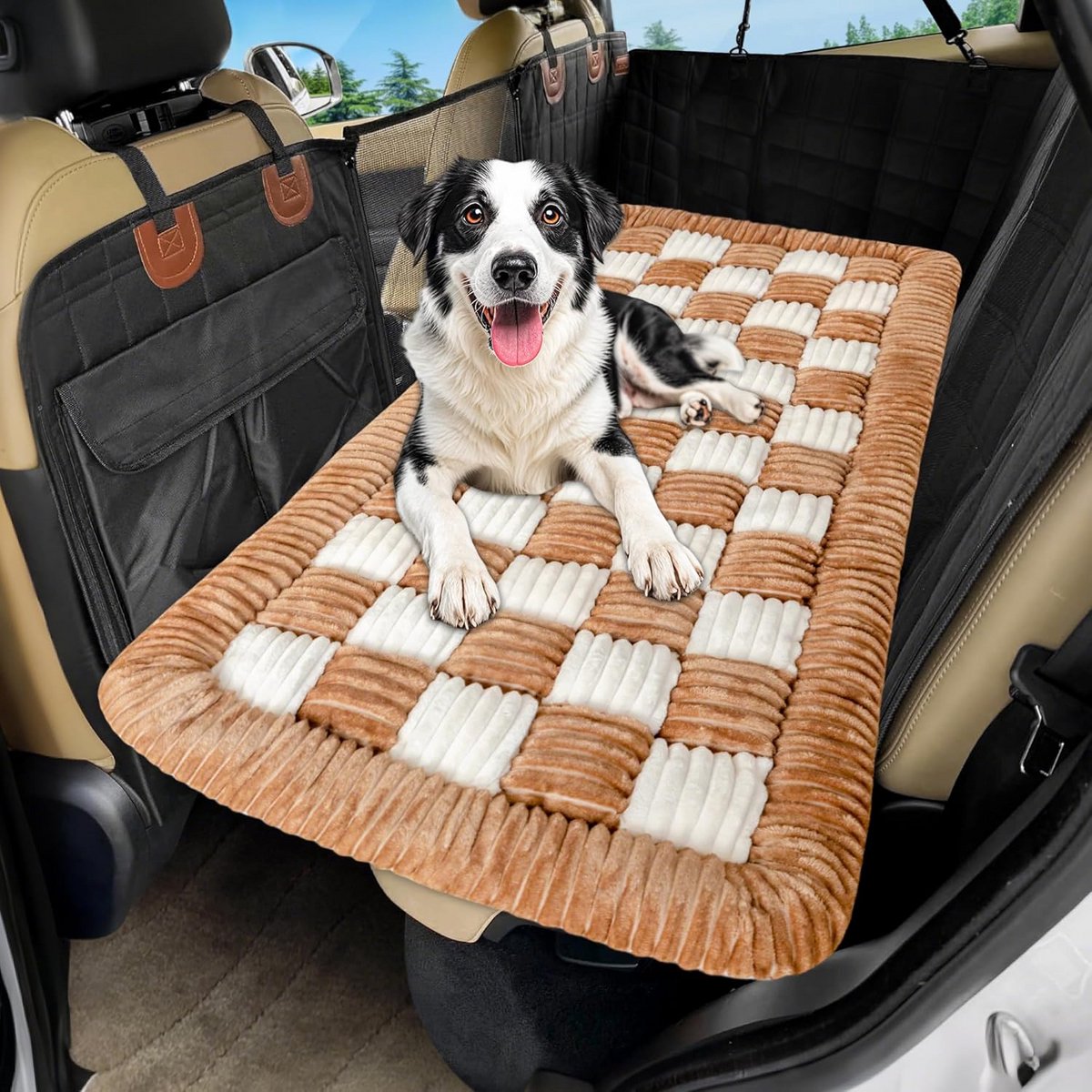 Comfortabele en Antislip Hondenmat voor Achterbank Auto