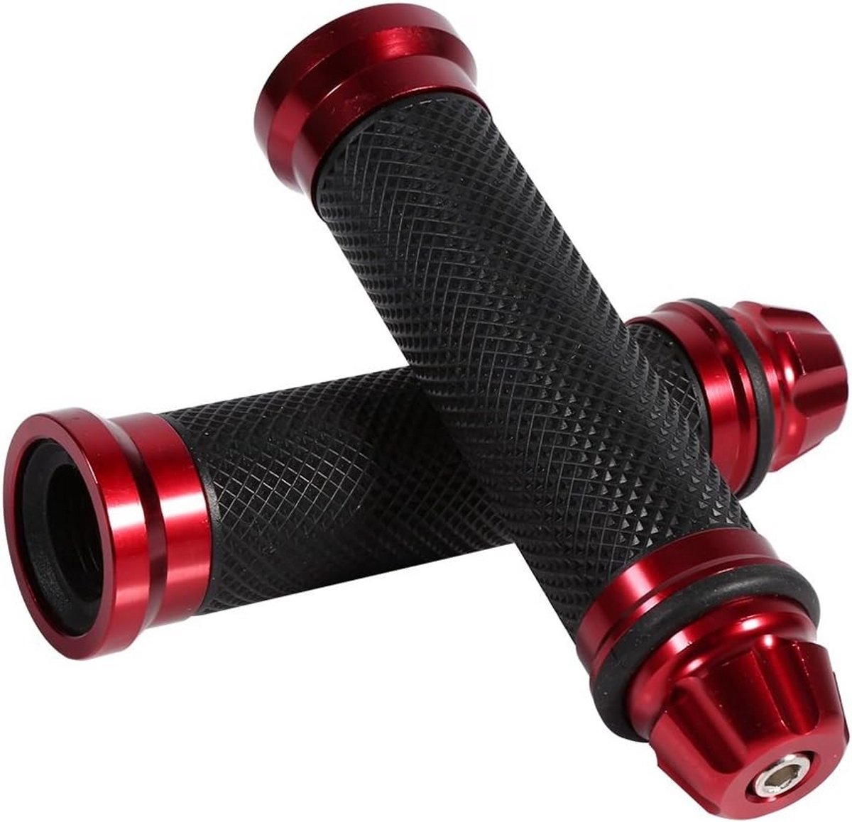 Universele Motorfiets Handvatten 7/8 inch (22 mm) - Antislip Rubber Motorstuur Handgrepen