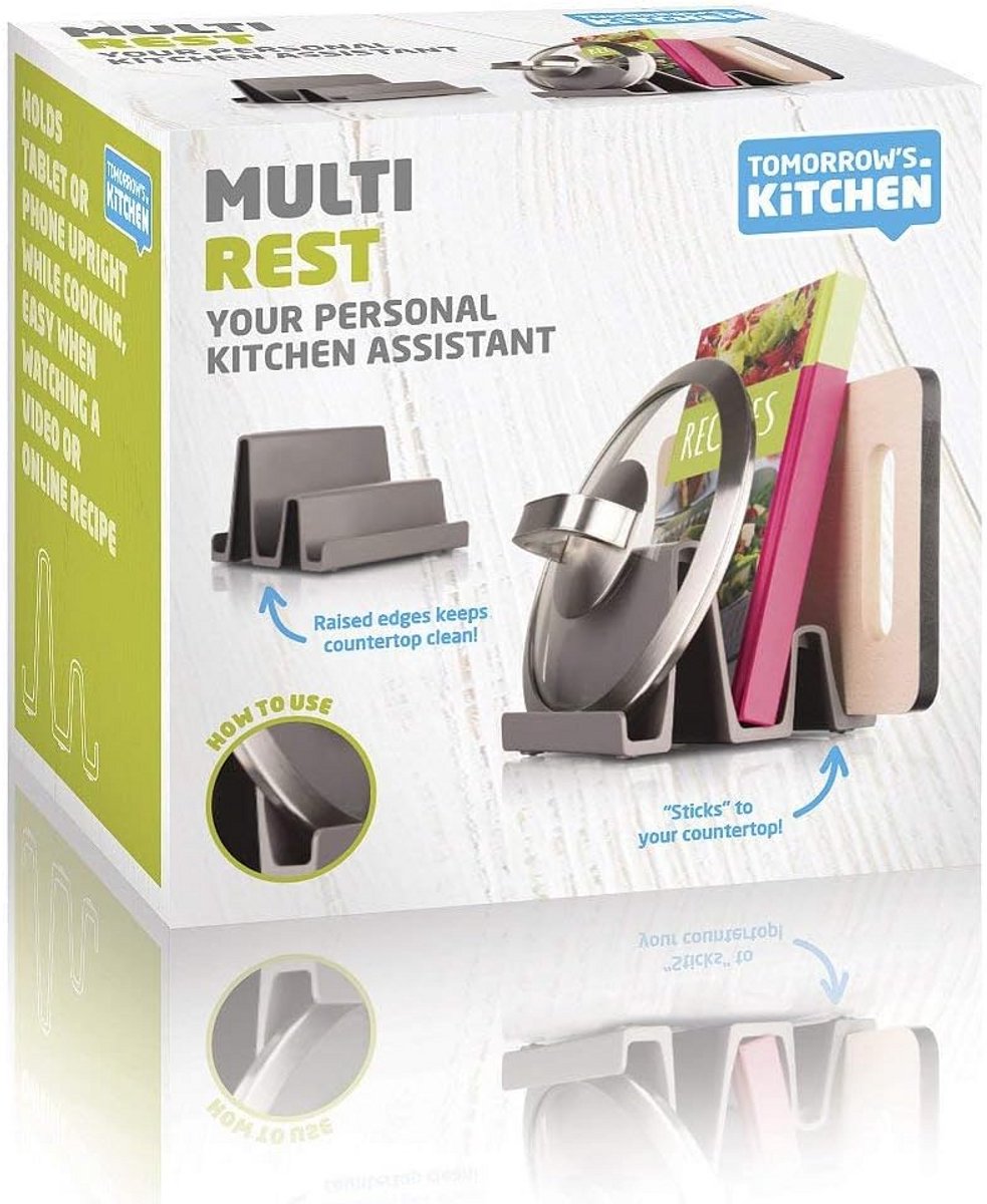Multifunctionele keukenplank voor kookboeken en tablet
