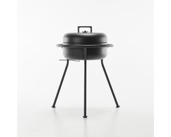 ZEE - KORO - Barbecue - Poedergelakt staal - Zwart