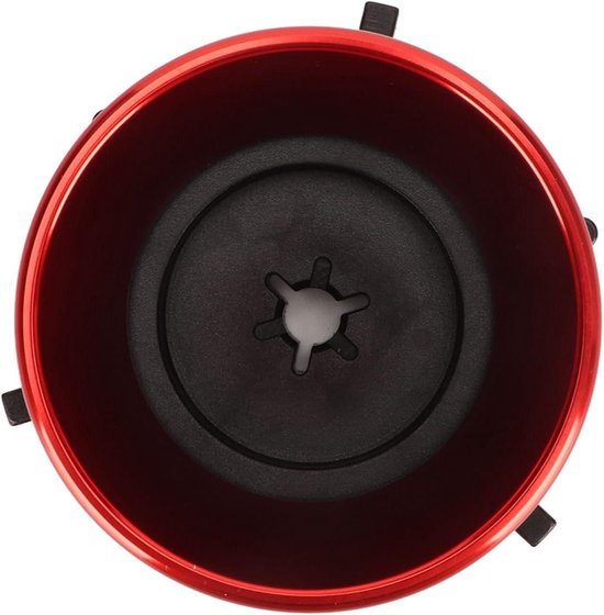 JHUBERS Naafadapters - Aluminiumlegering - Stabiliteit - Rood - Universele Laadapparaat - Geschikt voor Reel-to-Reel Taperecorders van Jhubers — afbeelding 4