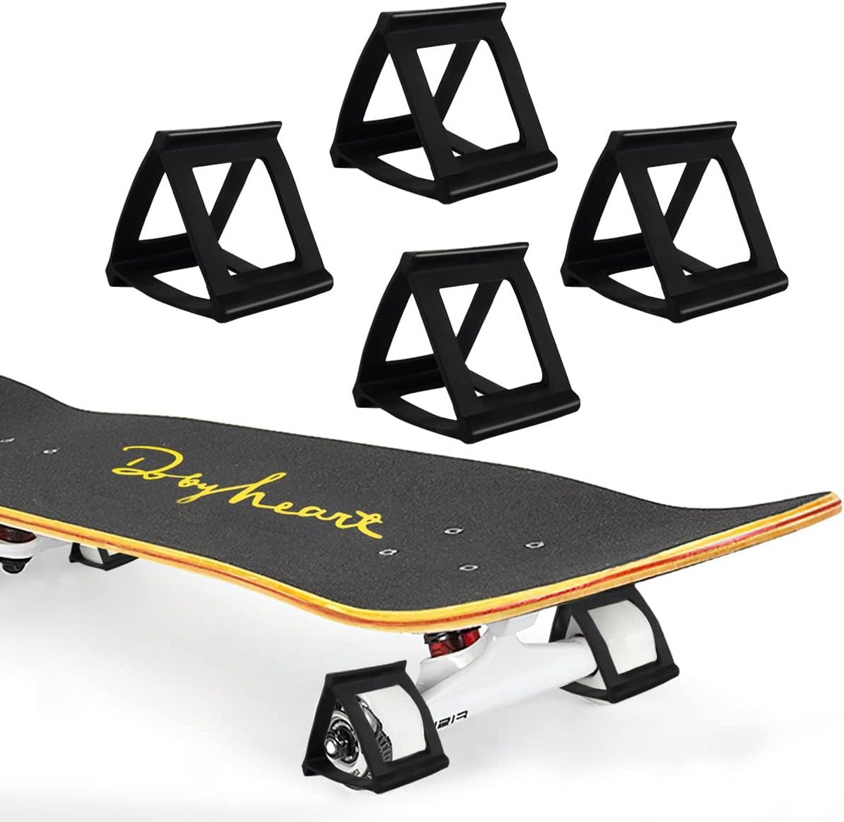 Set van 4 Skateboard Trick Wielen Stabilisatoren voor Beginners - Oefenmateriaal